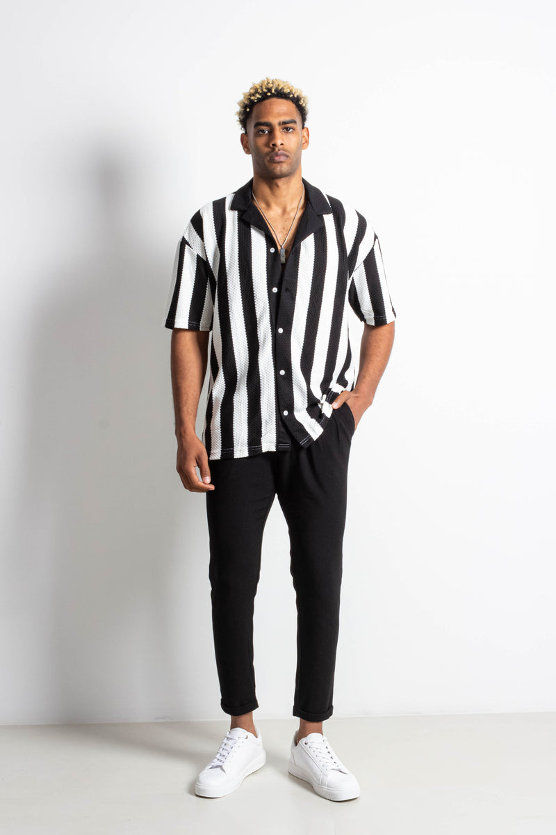 CROPPED BELTED TROUSERS