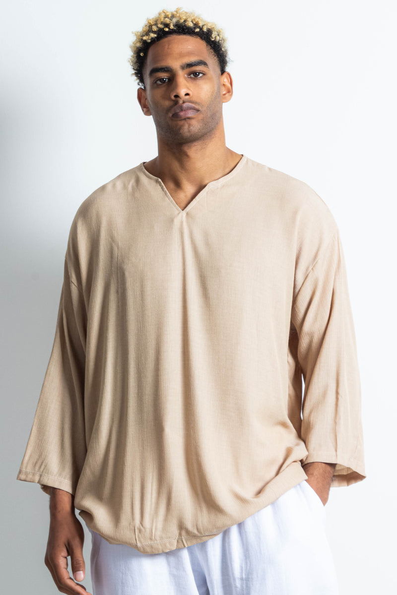 LIGHTWEIGHT LINEN BLEND SHIRT