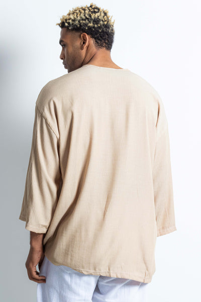 LIGHTWEIGHT LINEN BLEND SHIRT