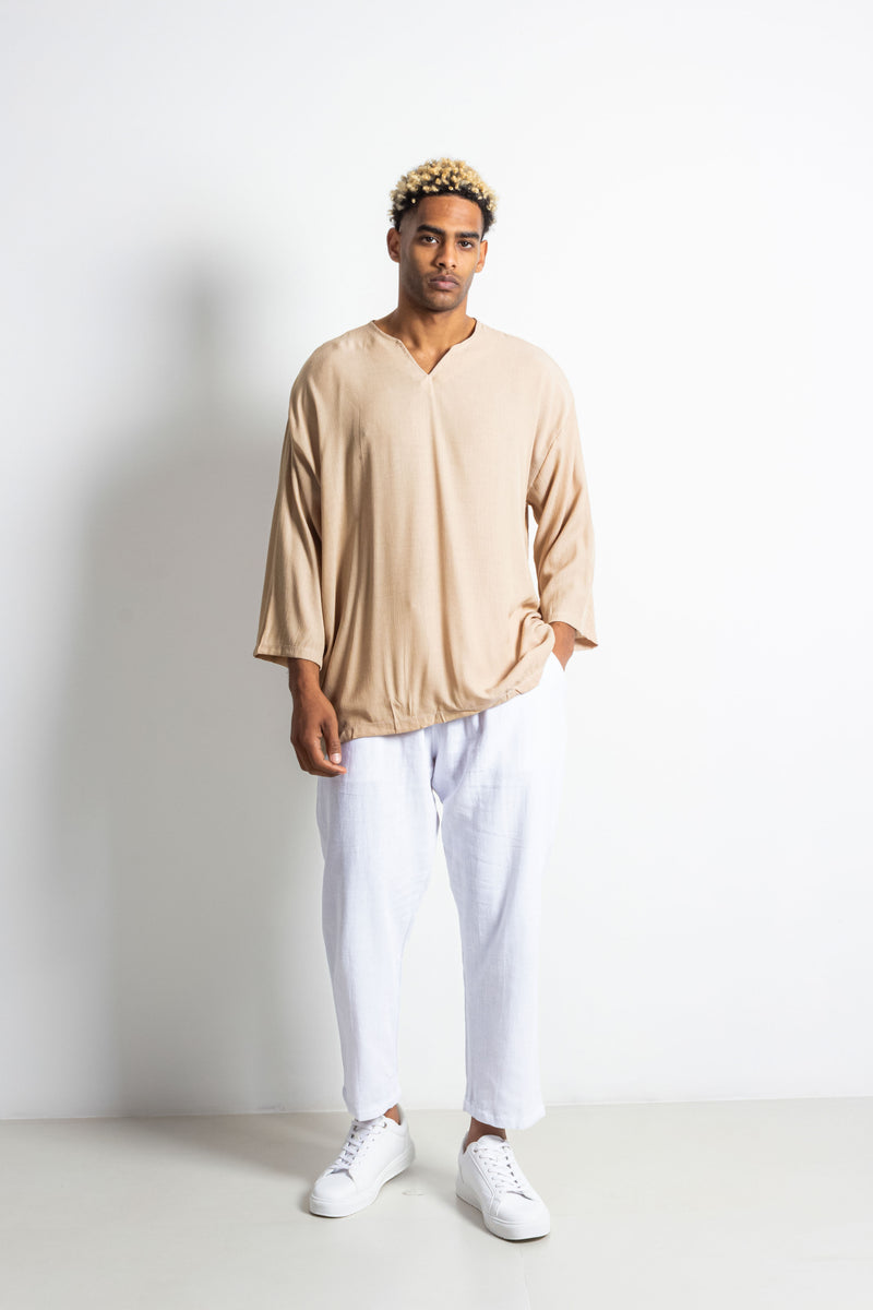 LIGHTWEIGHT LINEN BLEND SHIRT