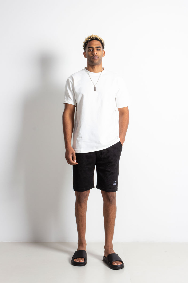 TEXTURED BERMUDA SHORTS