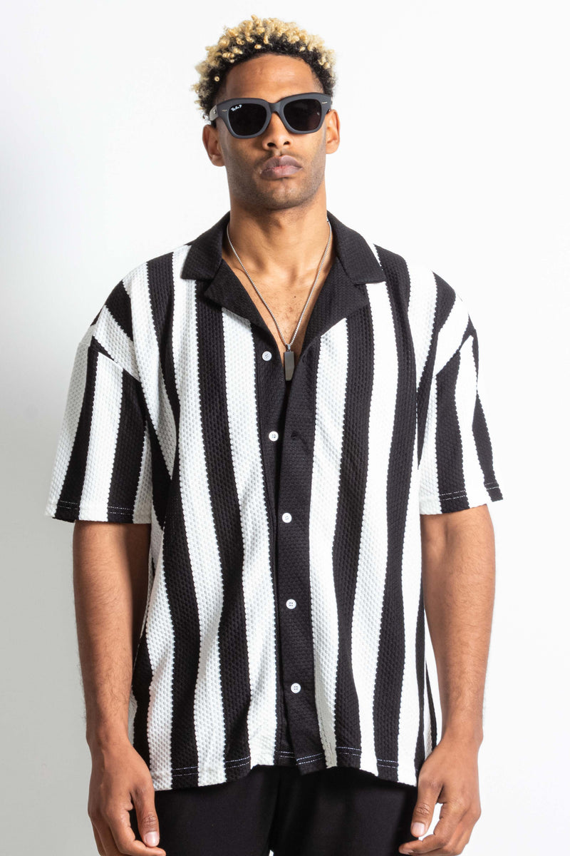STRIPED TEXTURED SHIRT