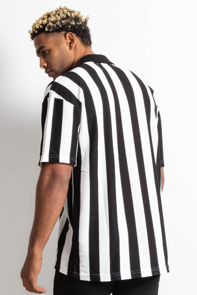 STRIPED TEXTURED SHIRT