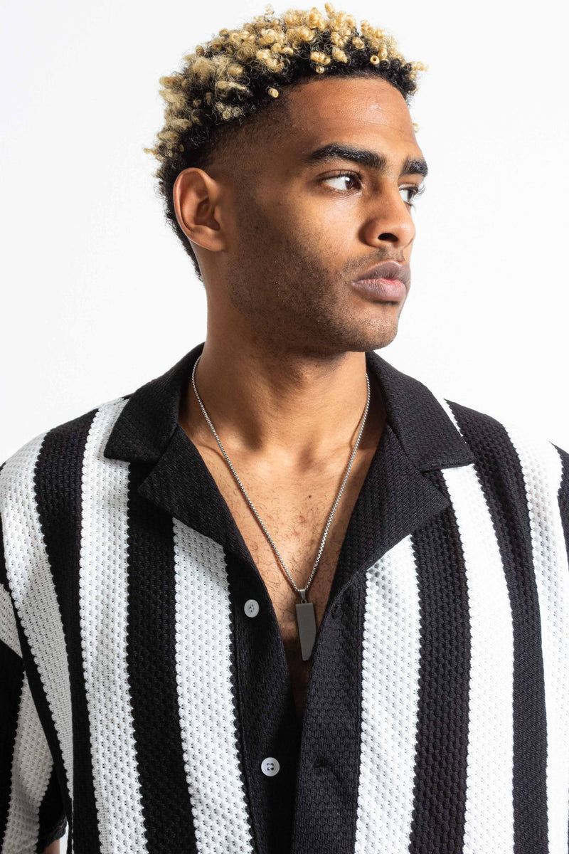 STRIPED TEXTURED SHIRT