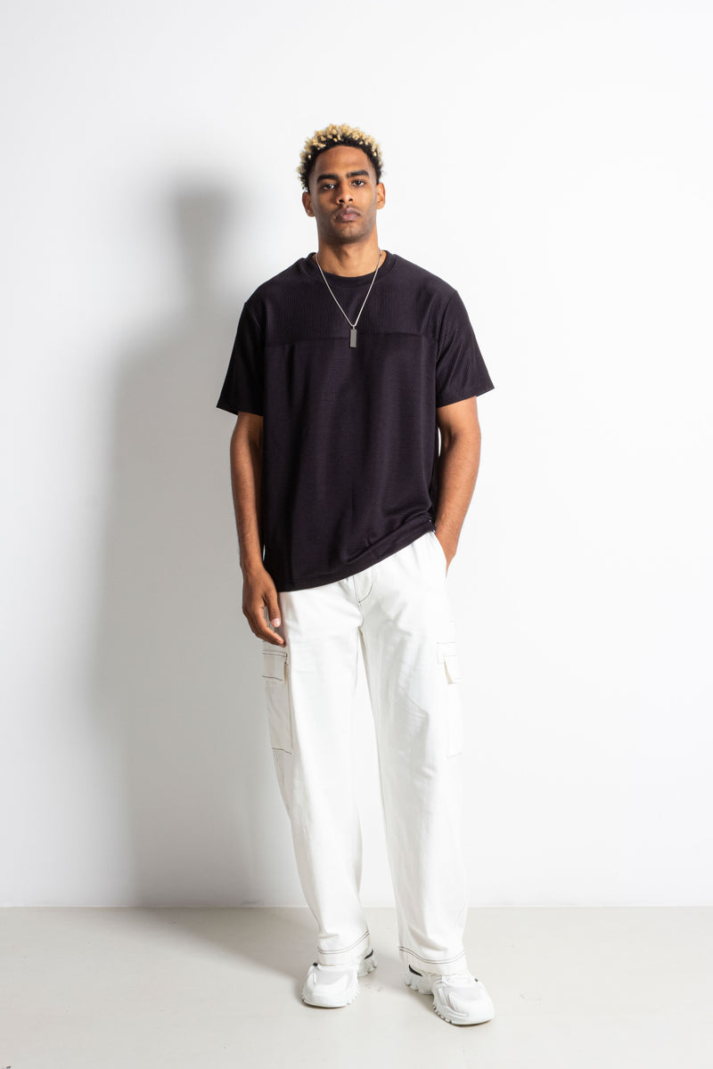 TEXTURED T-SHIRT