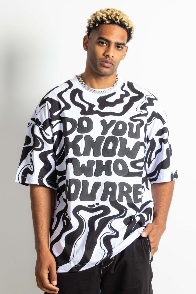 CONTRAST PRINTED T-SHIRT
