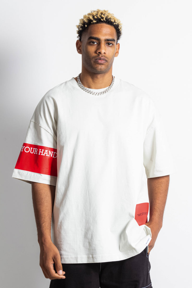 CONTRAST PRINTED T-SHIRT