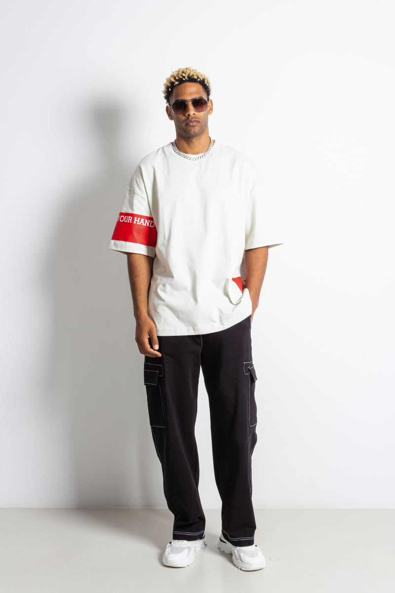 CONTRAST PRINTED T-SHIRT