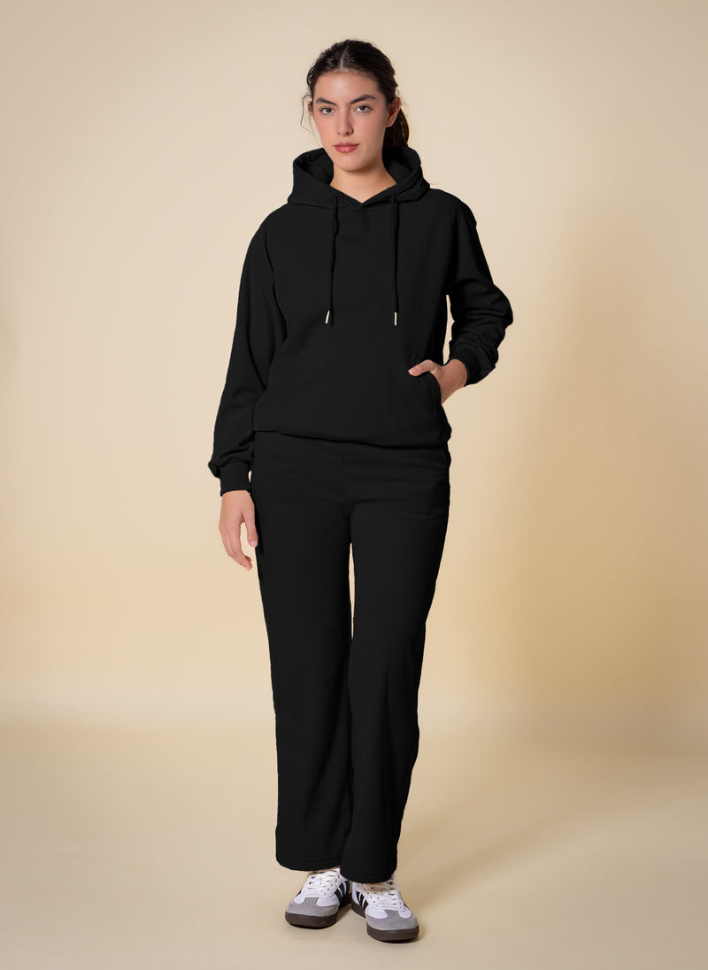 TEXTURED HOODIE SET