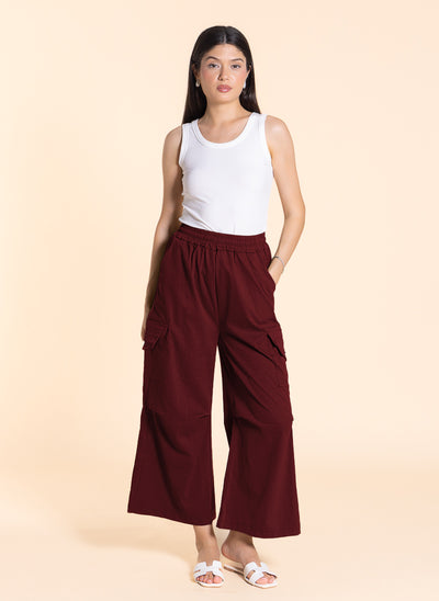 JOGGER WAIST CARGO TROUSERS