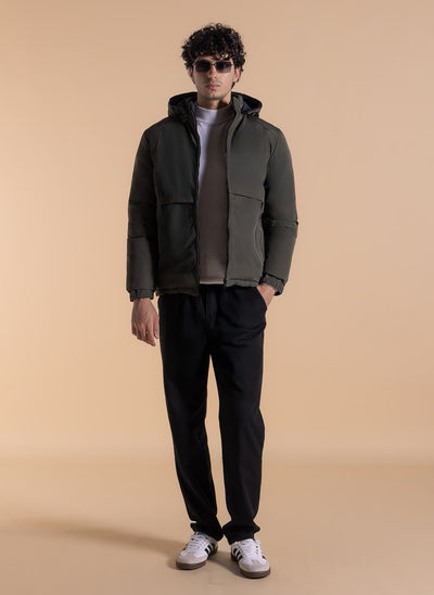 DETAILED RESERSIBLE PUFFER JACKET