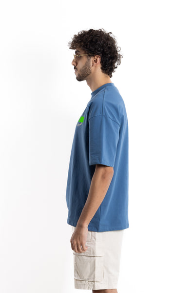 COTTON BLEND PRINTED T-SHIRT