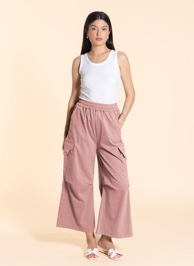 JOGGER WAIST CARGO TROUSERS