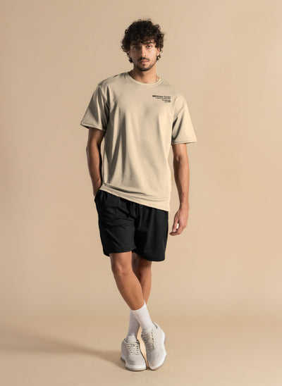 SOFT JERSEY SLOGAN PRINTED T-SHIRT