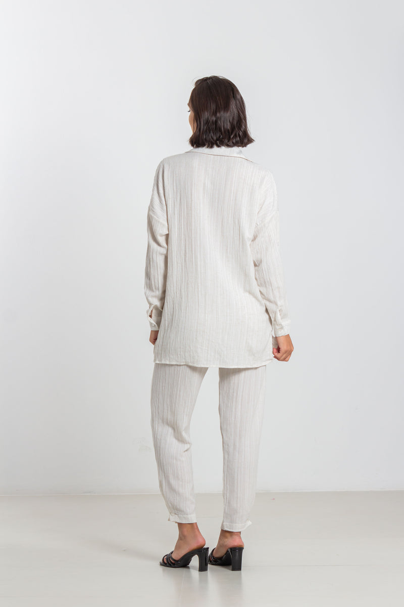 EMBROIDERED TEXTURED SET
