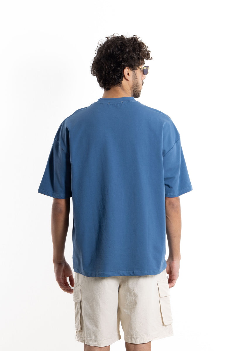 COTTON BLEND PRINTED T-SHIRT