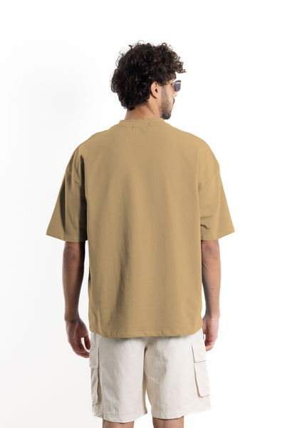 PRINTED COTTON BLEND T-SHIRT