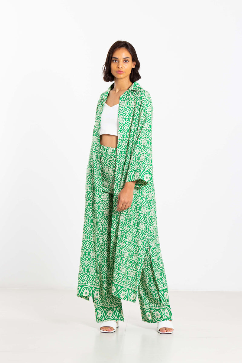 PRINTED SHIRT SET