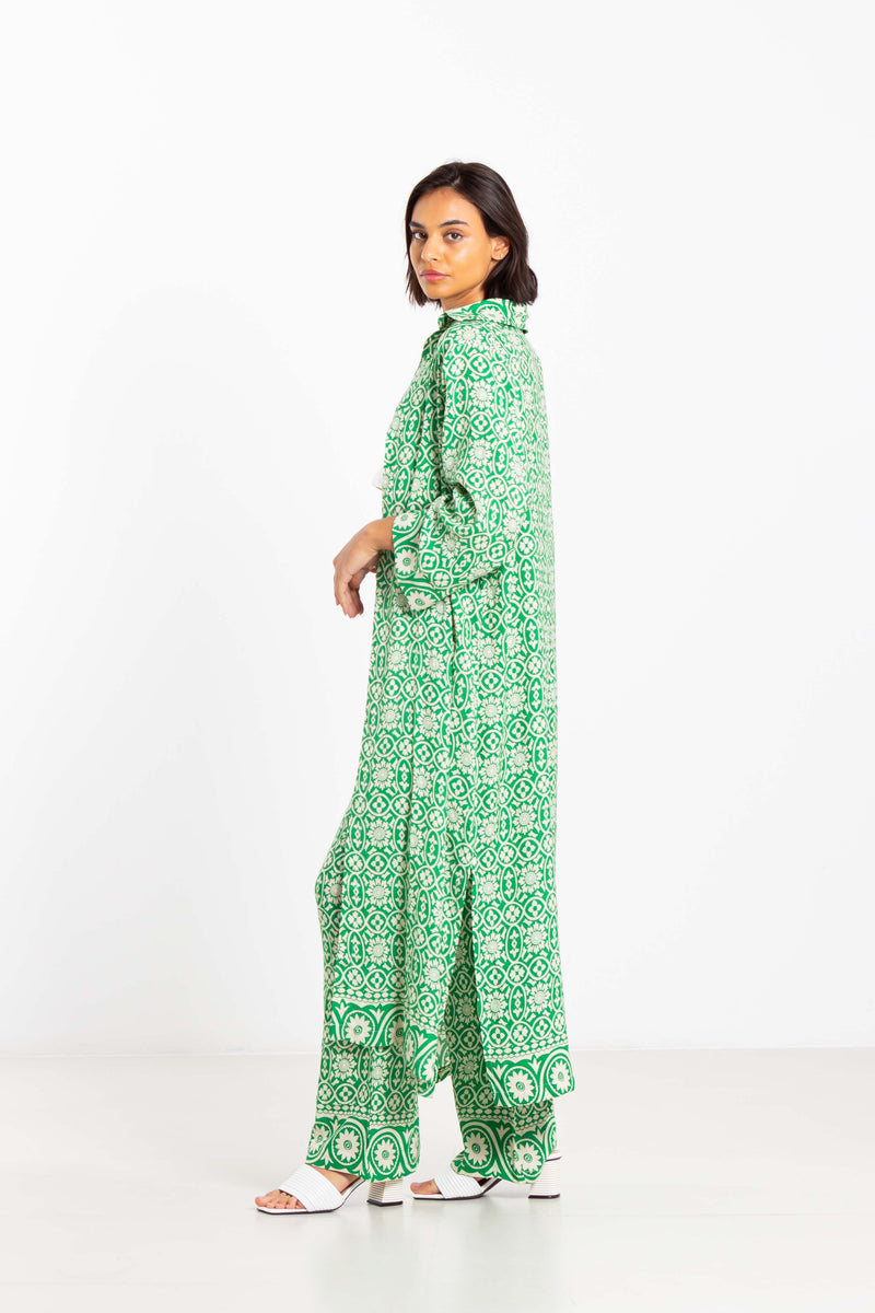 PRINTED SHIRT SET