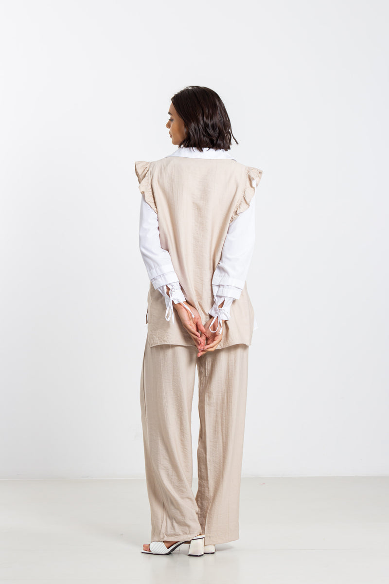 LINEN SHIRT SET