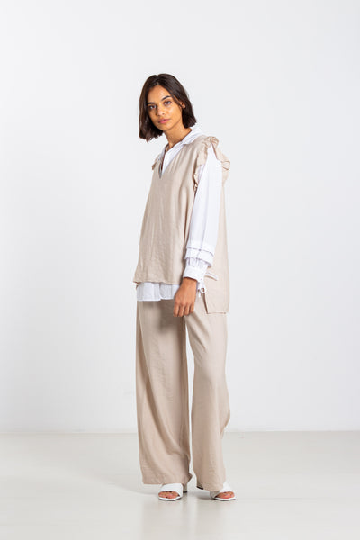 LINEN SHIRT SET