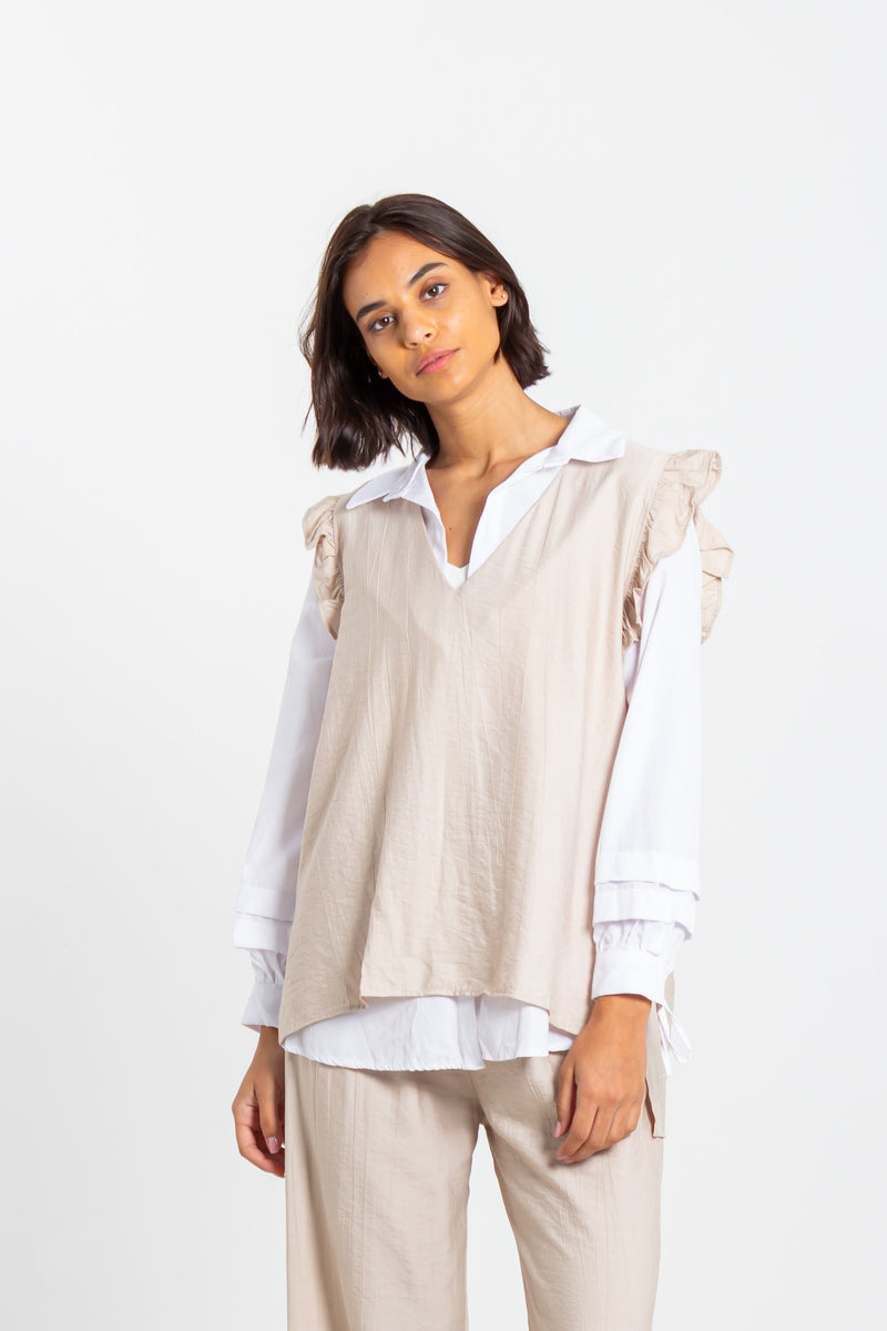 LINEN SHIRT SET