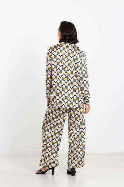 PRINTED SHIRT SET