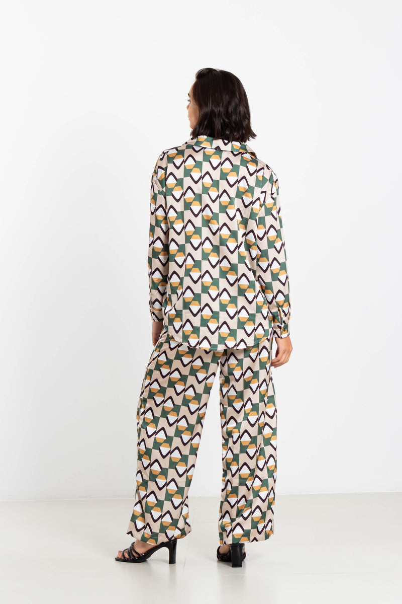 PRINTED SHIRT SET