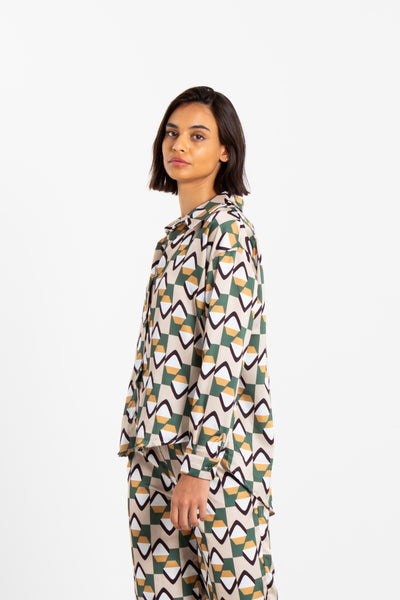 PRINTED SHIRT SET