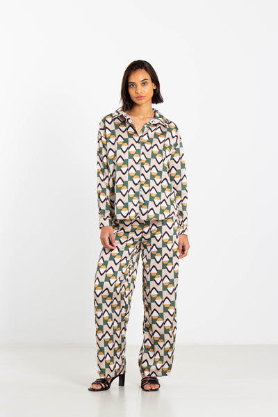 PRINTED SHIRT SET