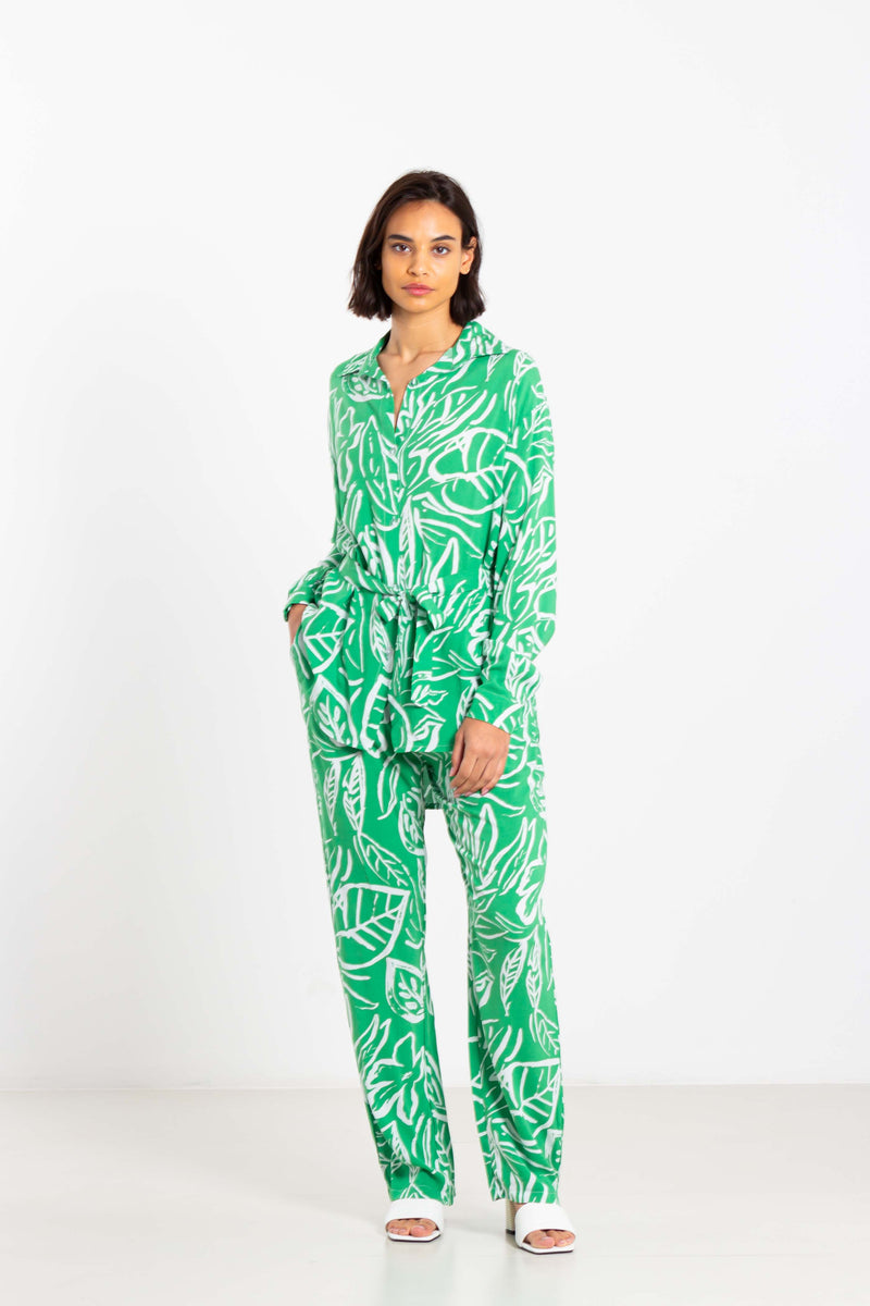PRINTED SHIRT SET