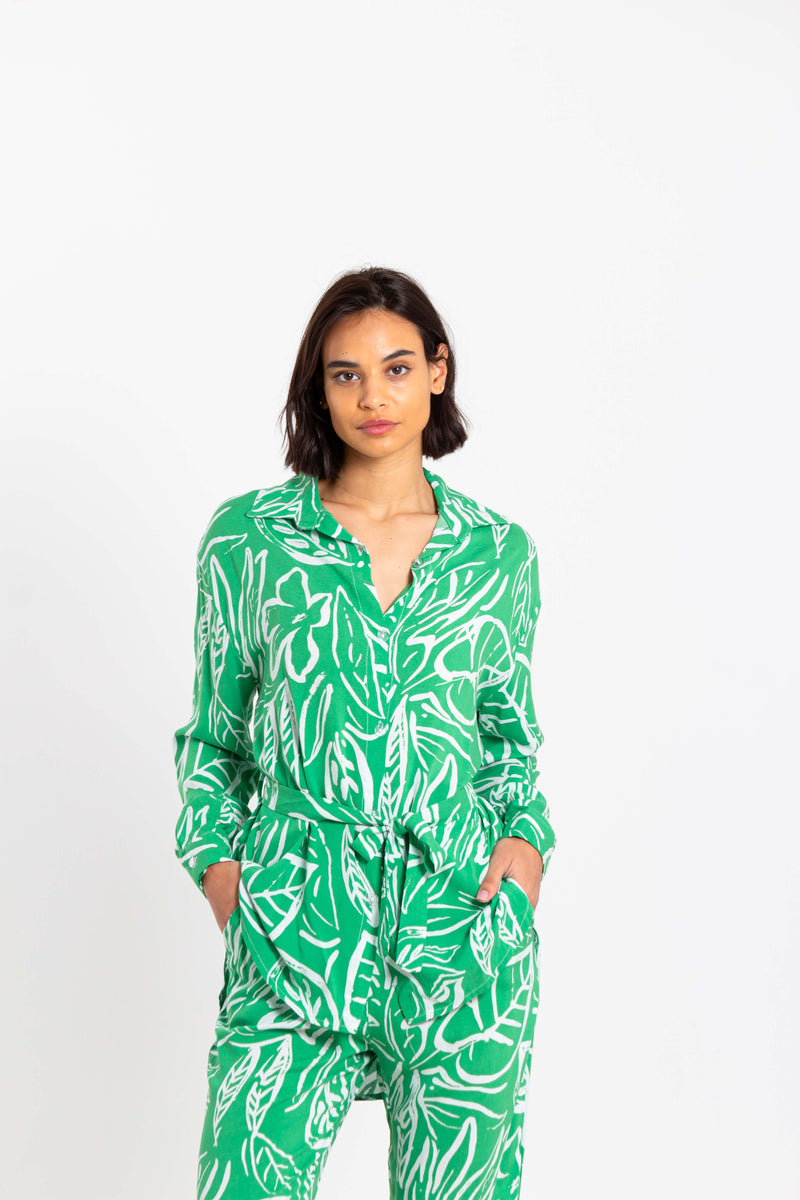 PRINTED SHIRT SET