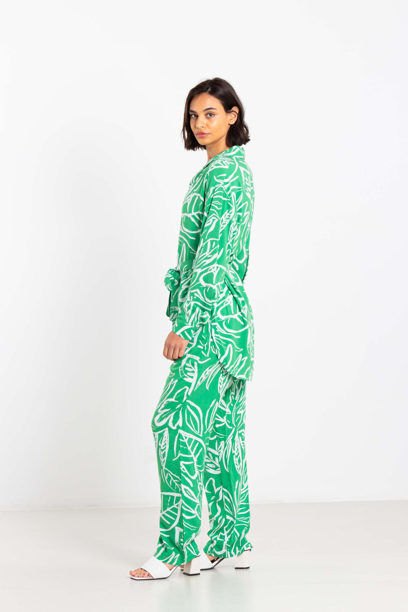 PRINTED SHIRT SET