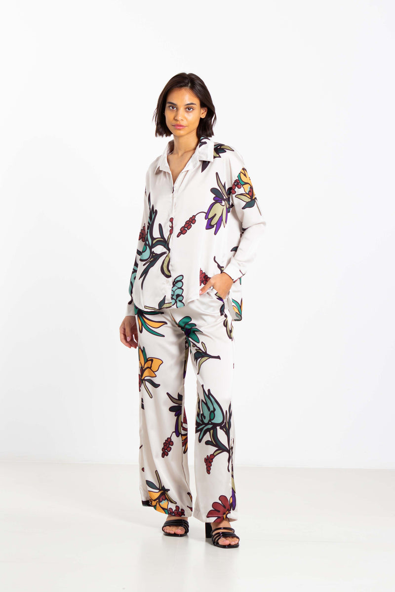 PRINTED SHIRT SET