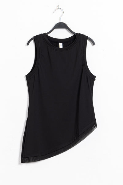 ASYMMETRICAL CUT SOFT TANK TOP