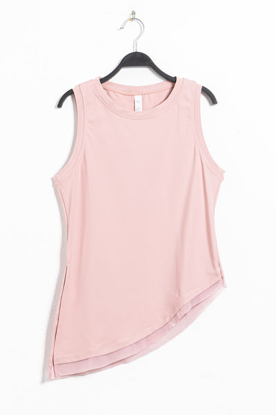 ASYMMETRICAL CUT SOFT TANK TOP