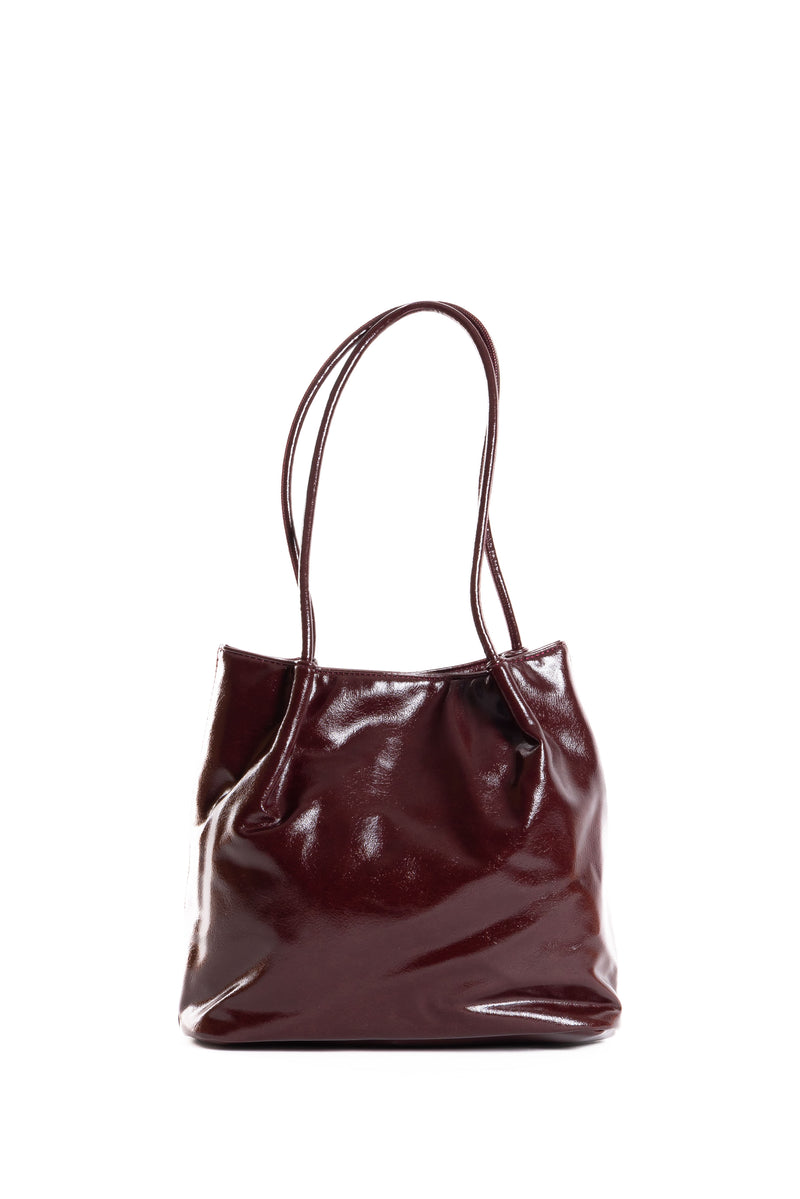 LEATHER BUCKET BAG