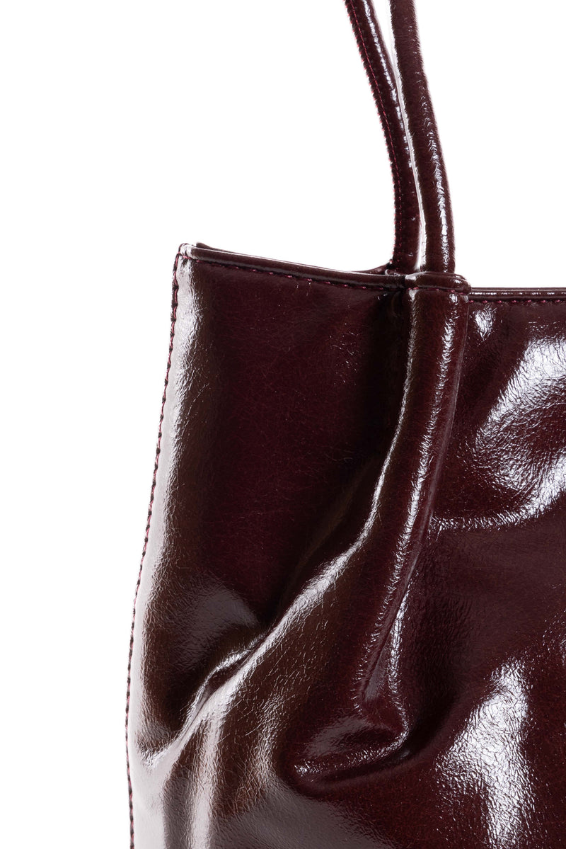 LEATHER BUCKET BAG