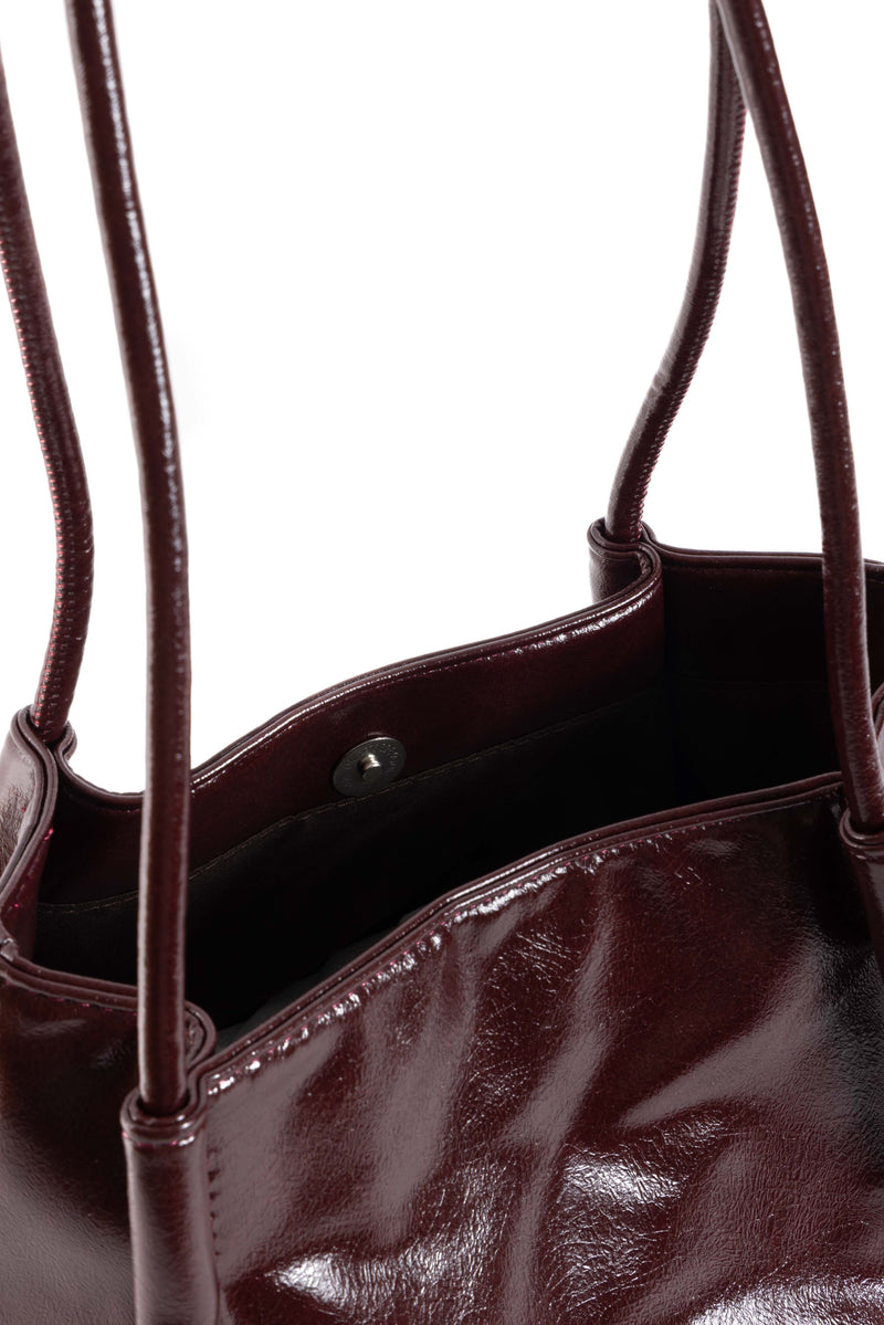 LEATHER BUCKET BAG