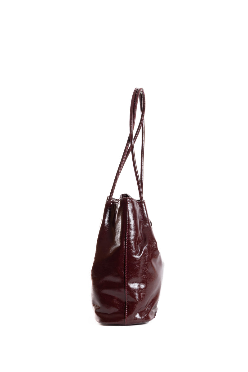 LEATHER BUCKET BAG