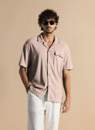 TEXTURED STRECHY SHIRT