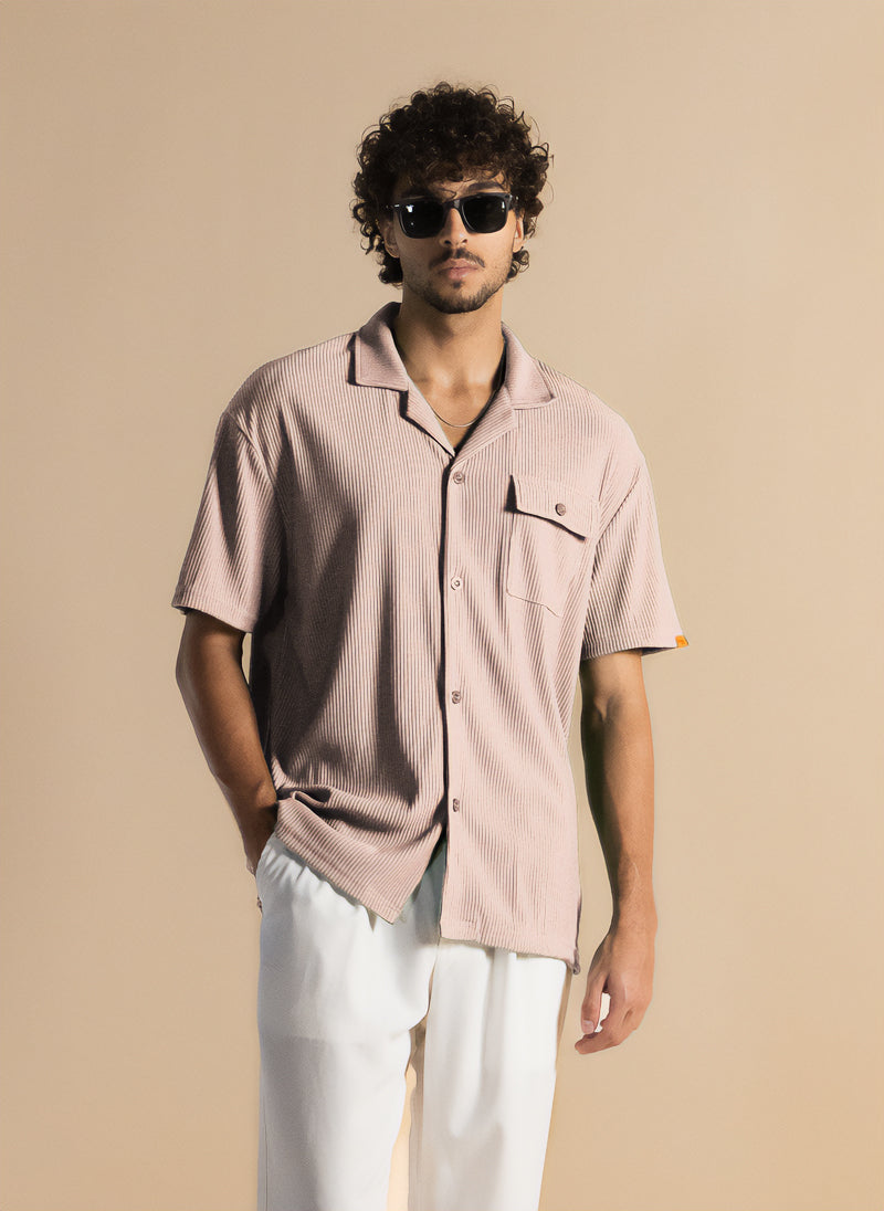 TEXTURED STRECHY SHIRT