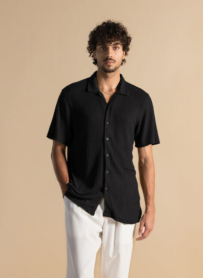 TEXTURED COMFORT SHIRT