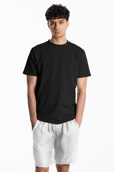 COTTON BLEND SLIM T-SHIRT