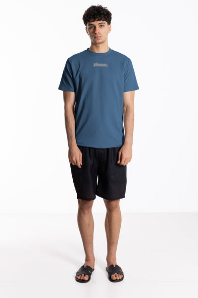 COTTON BLEND PRINTED SLIM T-SHIRT