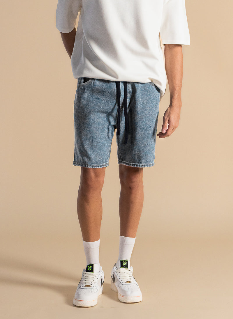 SOFT DENIM COMFORT SHORTS
