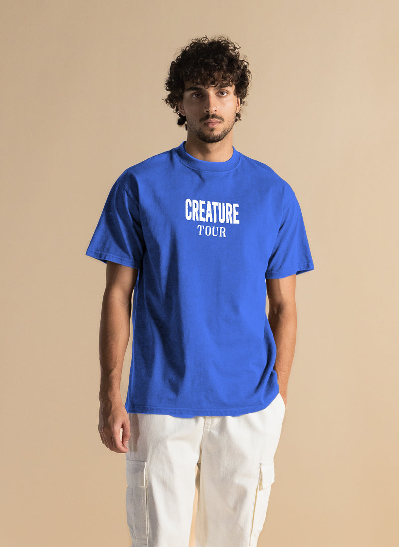 WASHED CONTRAST PRINTED T-SHIRT