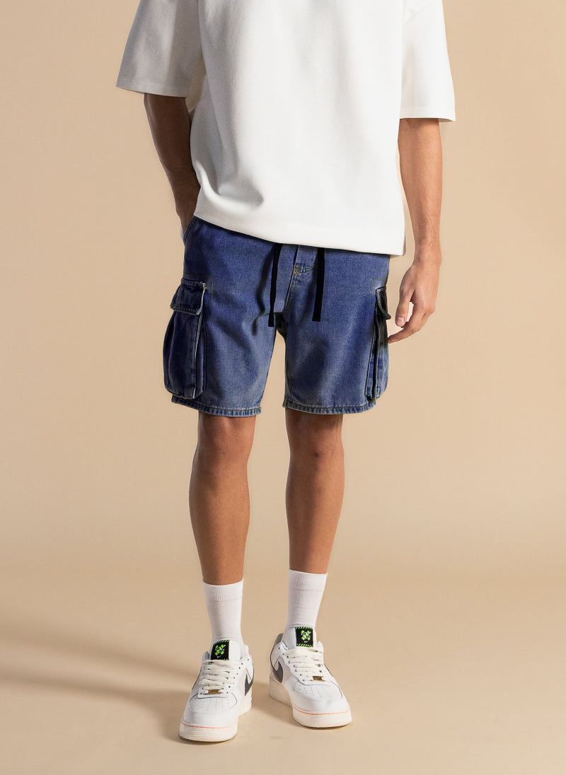 SOFT DENIM COMFORT SHORTS