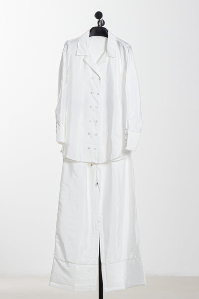 DOUBLE BUTTONED SHIRT SET