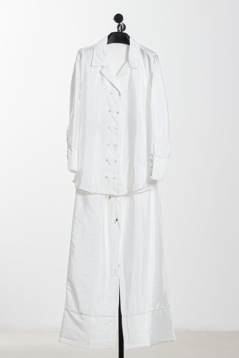 DOUBLE BUTTONED SHIRT SET